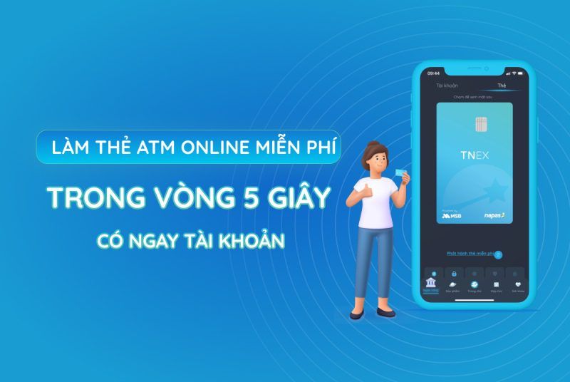 Làm thẻ ATM online miễn phí nhanh chóng, tiện lợi Làm thẻ ATM online miễn phí nhanh chóng, tiện lợi